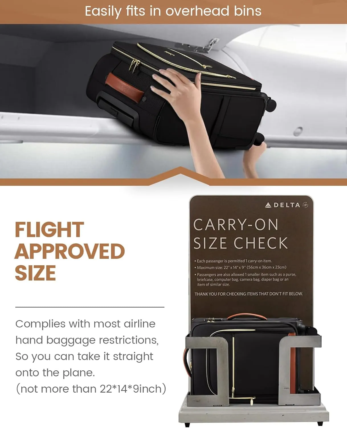 LOVEVOOK Carry On Luggage 22x14x9 Airline Approved, 20 Inch Softside Suitcases with Wheels, Lightweight Spinner Carry on Suitcase with TSA Lock, Water-Resistant Large Capacity Luggage for Travel
