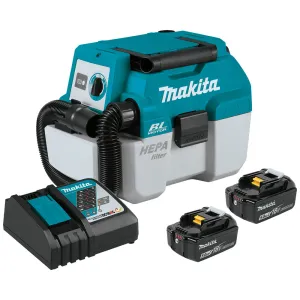 Makita 18V LXT Brushless 2 Gal. HEPA Filter Portable Wet/Dry Dust Extractor/Vacuum Kit