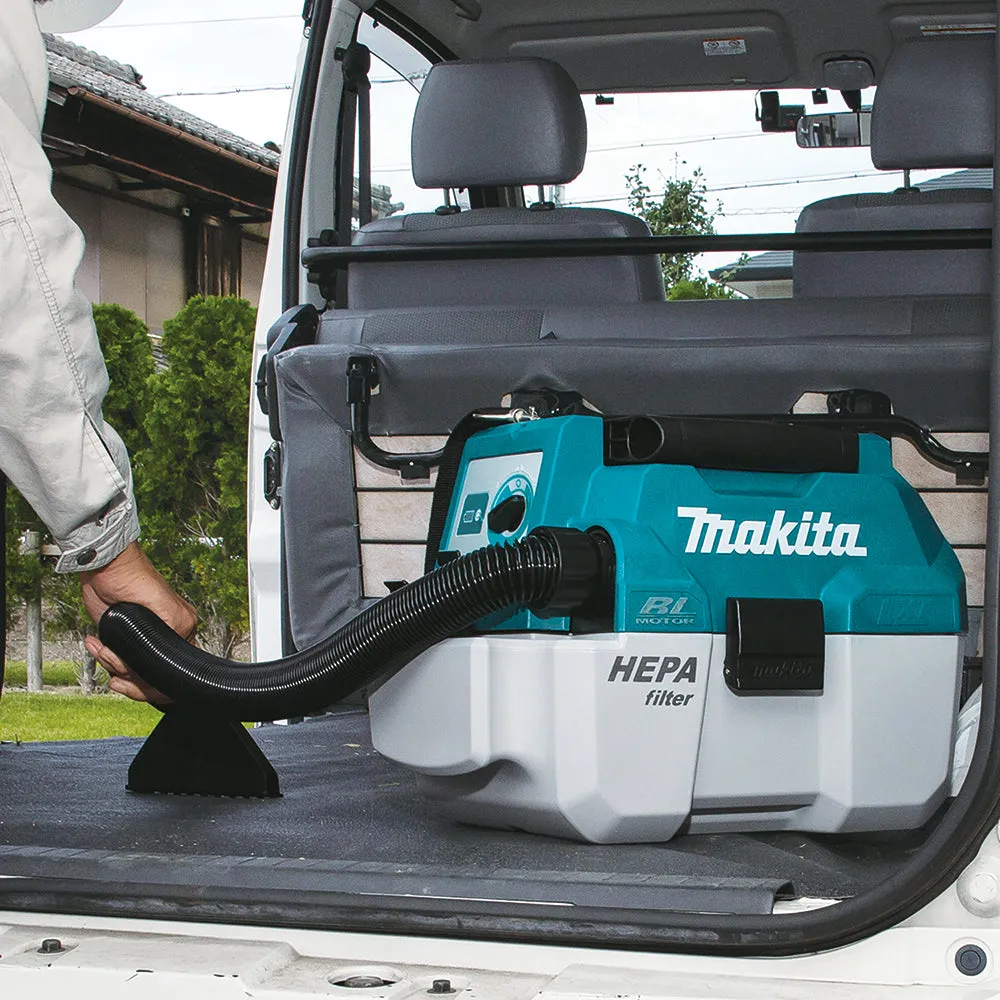 Makita 18V LXT Brushless 2 Gal. HEPA Filter Portable Wet/Dry Dust Extractor/Vacuum Kit