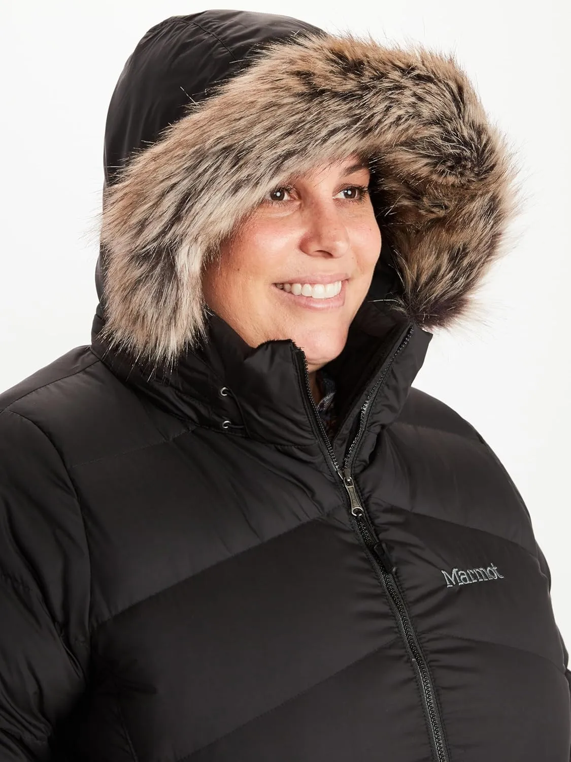 MARMOT Women's Montreal Mid-Thigh Length Down Puffer Coat
