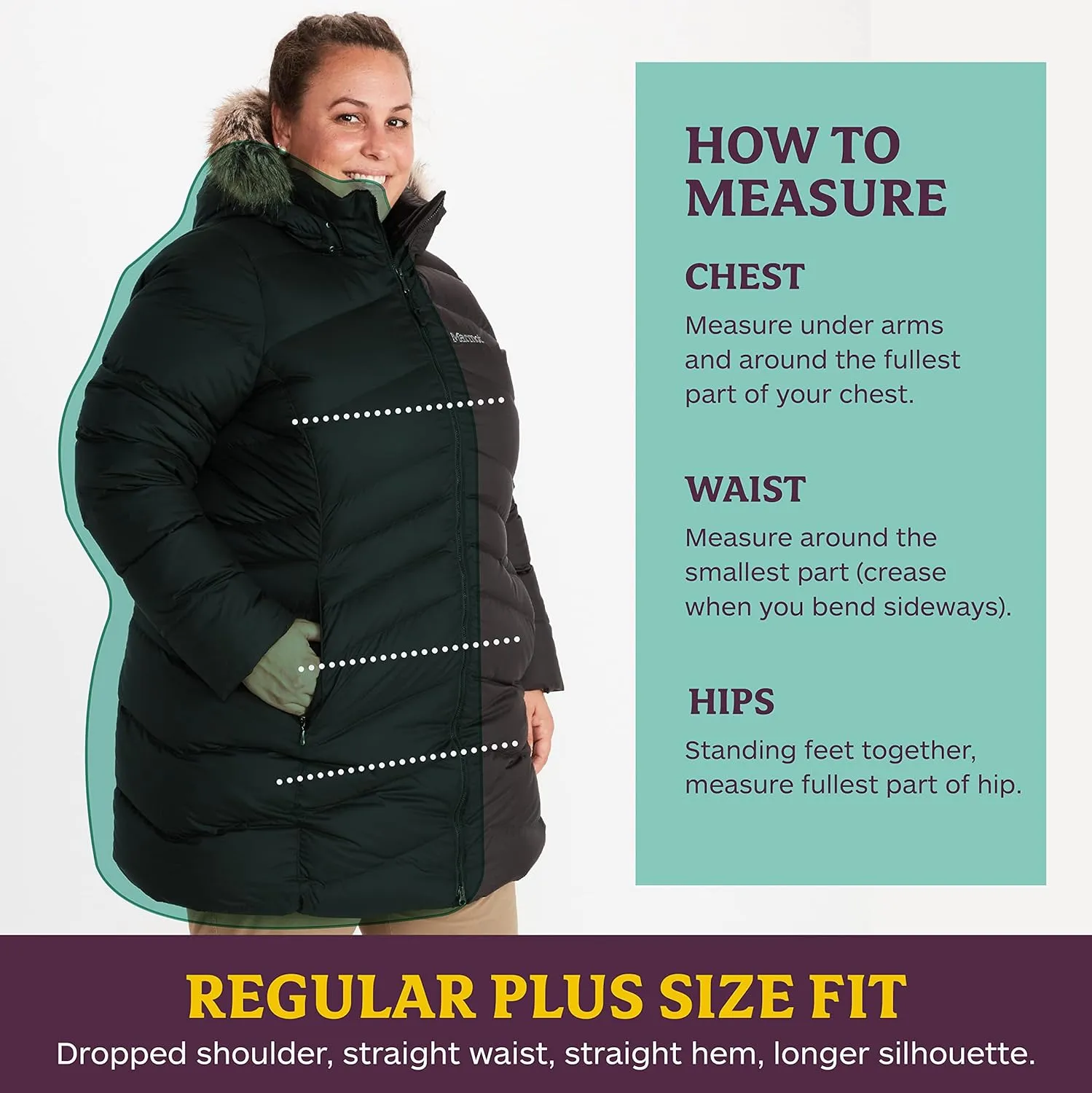 MARMOT Women's Montreal Mid-Thigh Length Down Puffer Coat