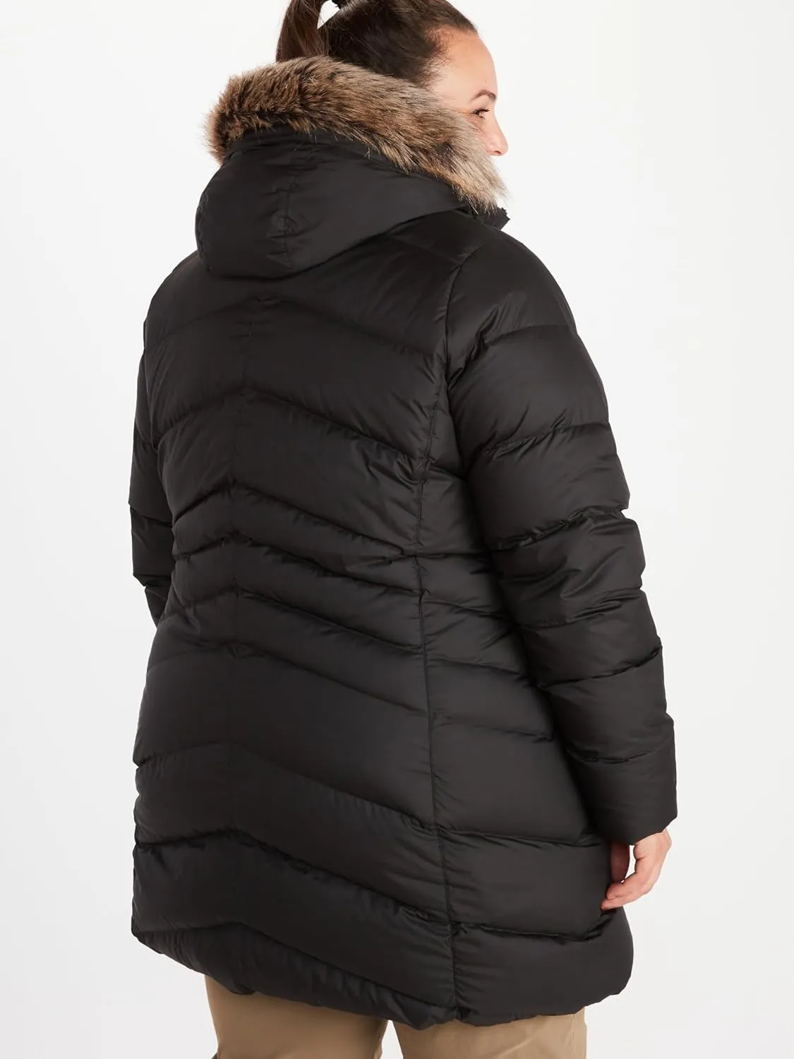 MARMOT Women's Montreal Mid-Thigh Length Down Puffer Coat