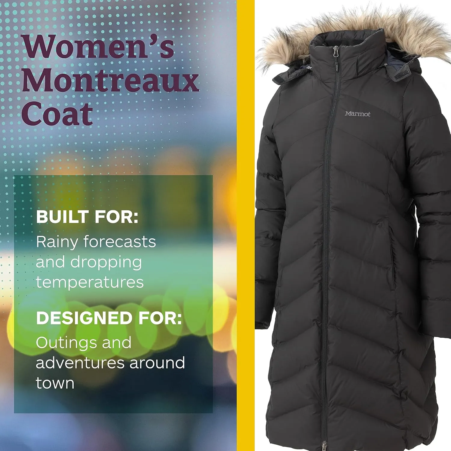 Marmot Women's Montreaux Full-Length Down Puffer Coat