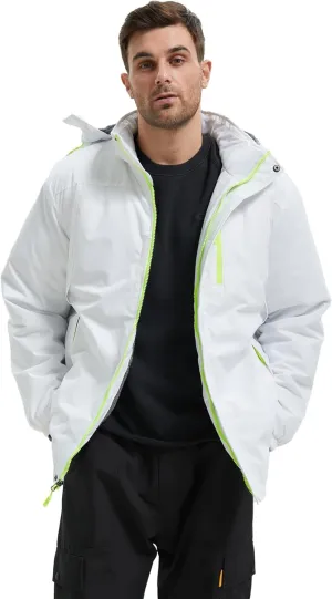 Men’s Skiing Jacket Waterproof windproof Rain Jackets with Hood