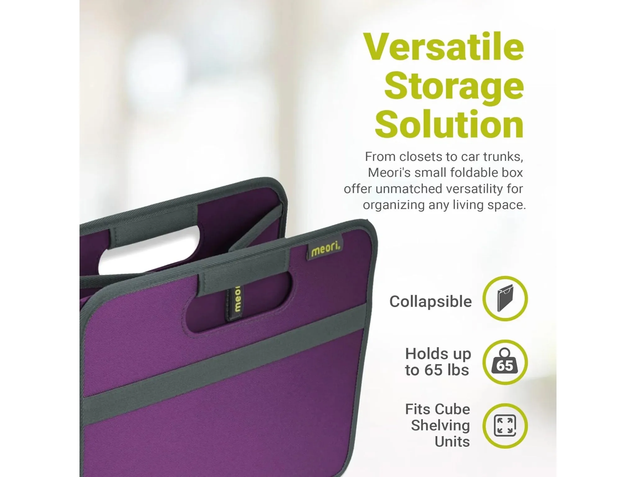 Meori Foldable Mini Box - Midnight Magenta