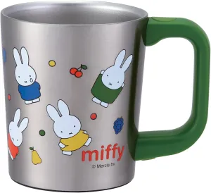 Miffy Stainless Steel Insulated Mug, 320ml, Vacuum-Insulated with Thermoplastic Lid