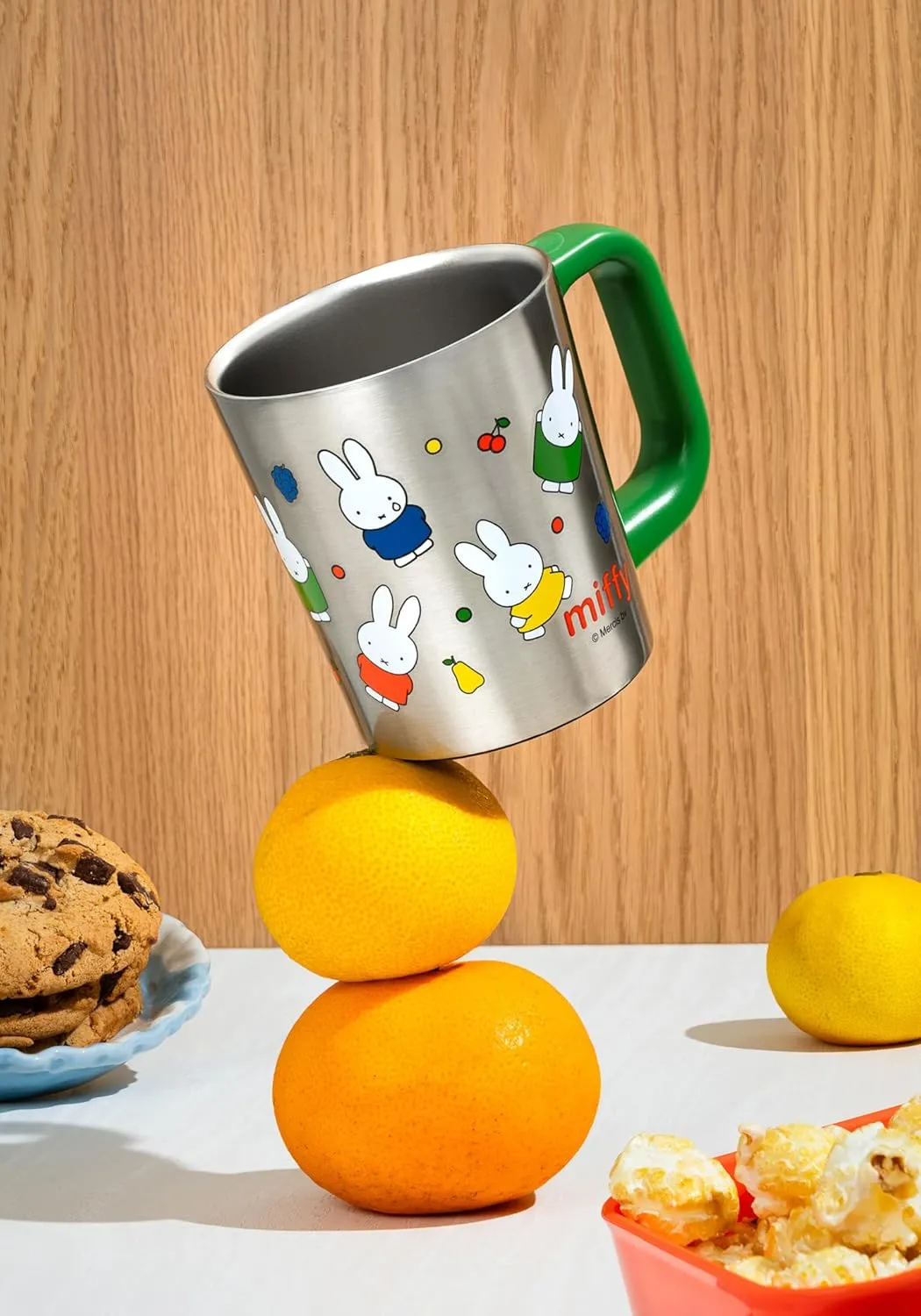 Miffy Stainless Steel Insulated Mug, 320ml, Vacuum-Insulated with Thermoplastic Lid