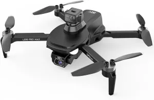 Mini Drone 2 Batteries L500 PRO MAX Drone 4K HD Dual Camera Brushless Motor 5G FPV Quadcopter 1.2km 48min Obstacle Avoidance RC Helicopter S250 Drone with Storage Bag