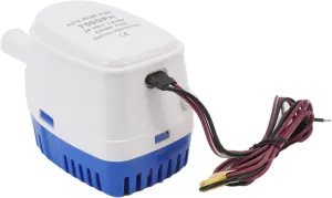 Mini Impact Auto Bilge Pump with Float Switch for Boats, Aquariums, Diving Pools - Plastic Cover Material (24V)