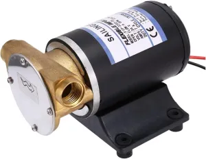 Mini Power Small Pump Automatic Yacht Bilge Deck Cleaning Engine Cooling Self-Priming Water Pump Impeller Filter Accessories