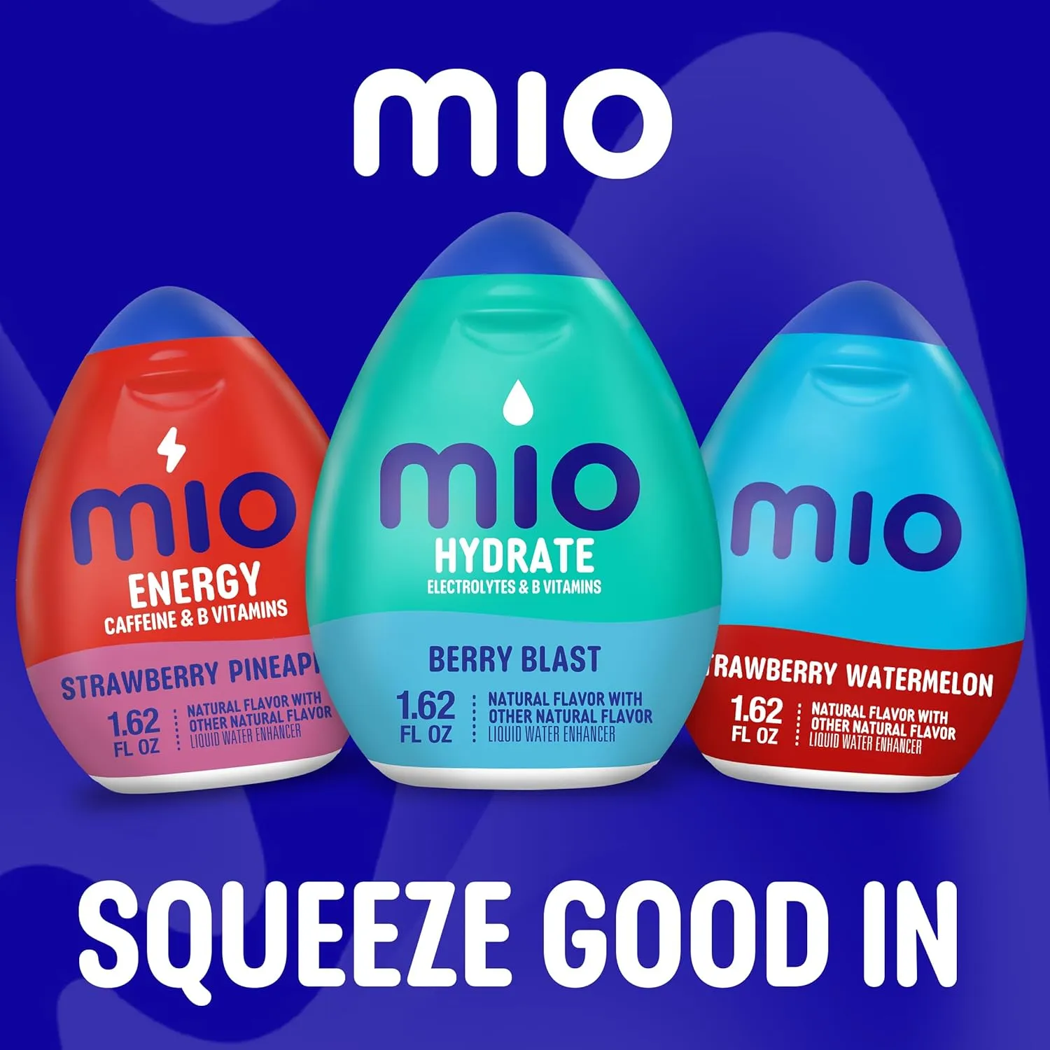 MiO Sport Berry Blast Liquid Water Enhancer, Caffeine Free, 1.62 fl oz (Pack of 12)
