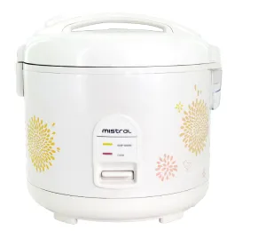Mistral Electric Rice Cooker with Removable Nonstick Inner Pot  - 1.8L (1 Pc)