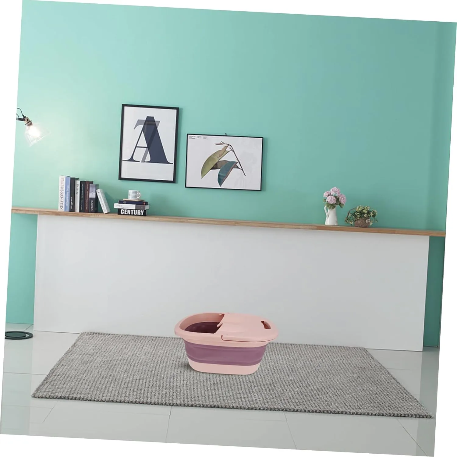 Mobestech Foot Soaking Bucket Foldable Foot Bath for Soothing Foot Relaxation Home Use