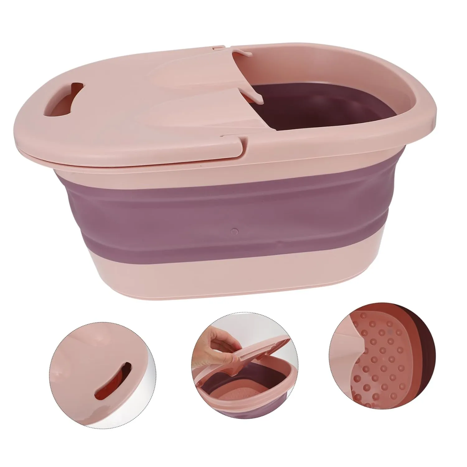 Mobestech Foot Soaking Bucket Foldable Foot Bath for Soothing Foot Relaxation Home Use