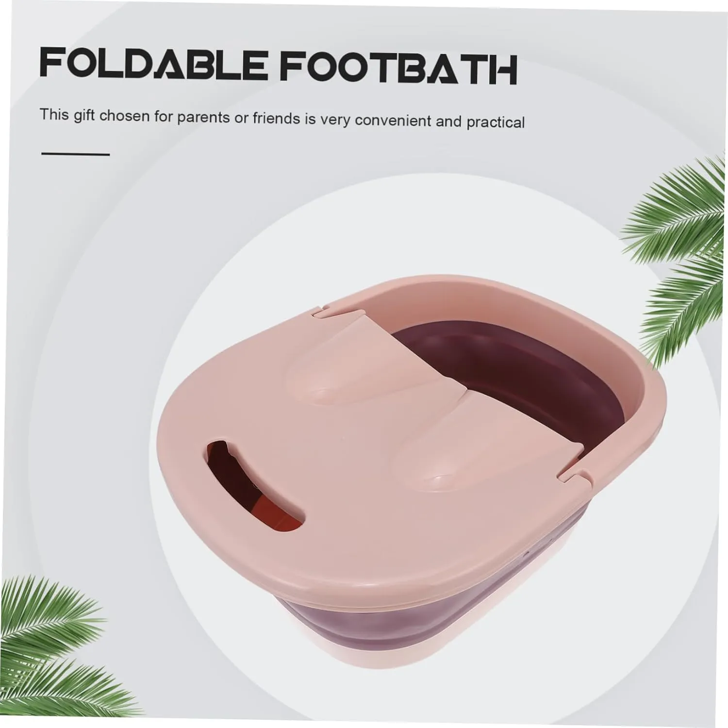 Mobestech Foot Soaking Bucket Foldable Foot Bath for Soothing Foot Relaxation Home Use