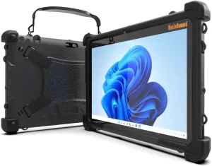 MobileDemand Flex 10B Rugged 10-inch Tablet for Business Use, Study & Home – Windows 11 Pro, 4GB RAM, 3000mAh Battery, Ultra Lightweight Handheld Tablet PC with Handstrap for Outdoor & Office Work