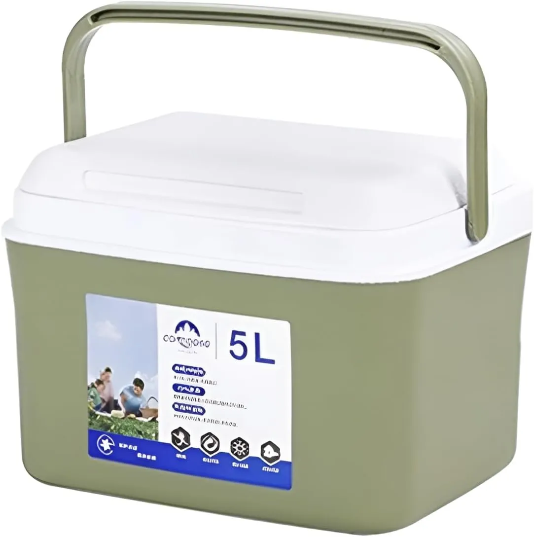 [Mokcoliy] Portable Insulated Cooler Box【Perfect for Camping & Road Trips】- Keep Your Food & Drinks, for Outdoor Activities and Food Delivery Services