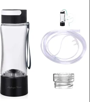Molecular Hydrogen Water Bottle, 380ml Portable Hydrogen Water Maker, SPE PEM Technology Hydrogen Water Generator, Hydrogen Content Up to 1000-4000PPB
