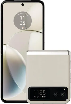 Motorola Razr 40 Dual-Sim 256GB ROM   8GB RAM (GSM Only | No CDMA) Factory Unlocked 5G Smartphone (Vanilla Cream) - International Version