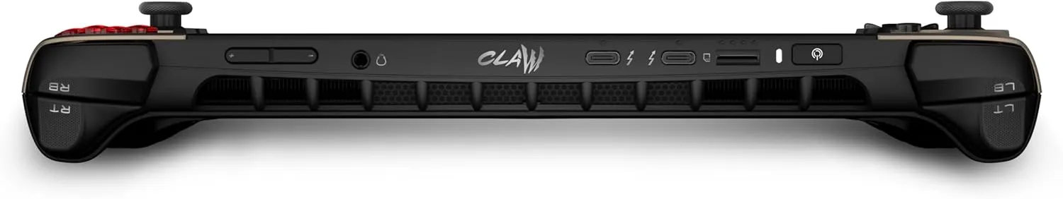 MSI Claw PC Gaming Handheld: Intel Ultra 7-258V, 8" FHD 120Hz Display, 32GB LPDDR5, 1TB NVMe SSD, MicroSD Card Reader, Thunderbolt 4, Win 11 Home: Black 8 AI  A2VM-001US
