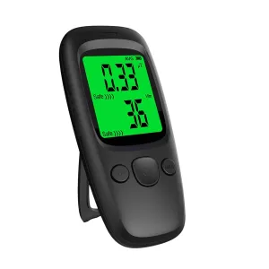 Multi Nuclear Radiation Detector Geiger Counter Radiation Detector Radiation Dosimeter with LCD Display Portable Handheld Beta Gamma X-ray Rechargeable Radiation Monitor Meter (Style-09)