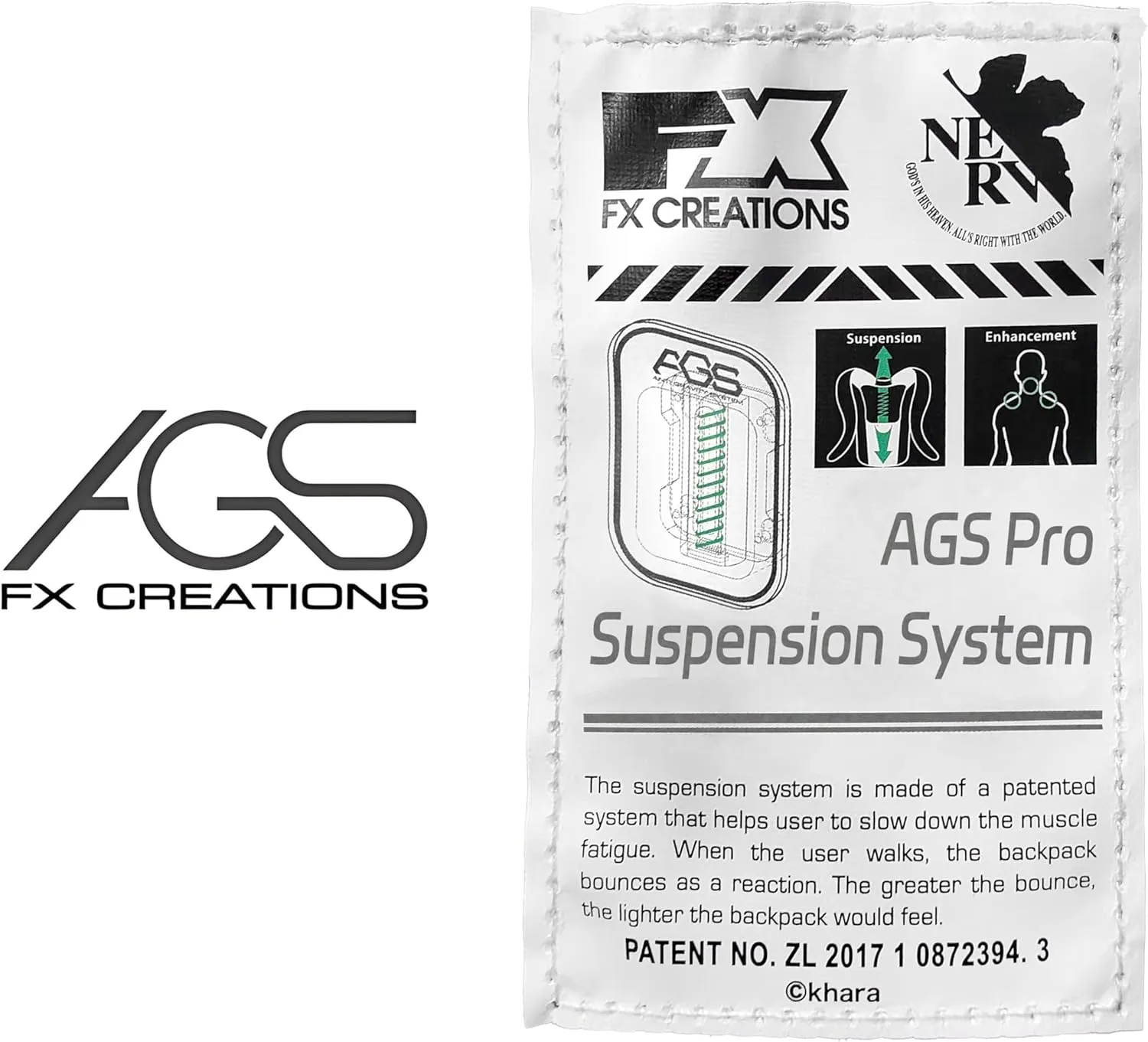 Neon Genesis Evangelion Anti-Gravity System Improved Posture Backpack by Fx Creations