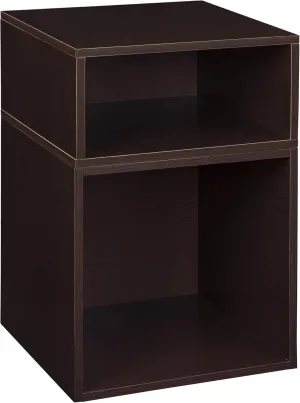 Niche Cubo Deluxe Storage Set With With Full and Half Size Cubes, 1 1, Truffle