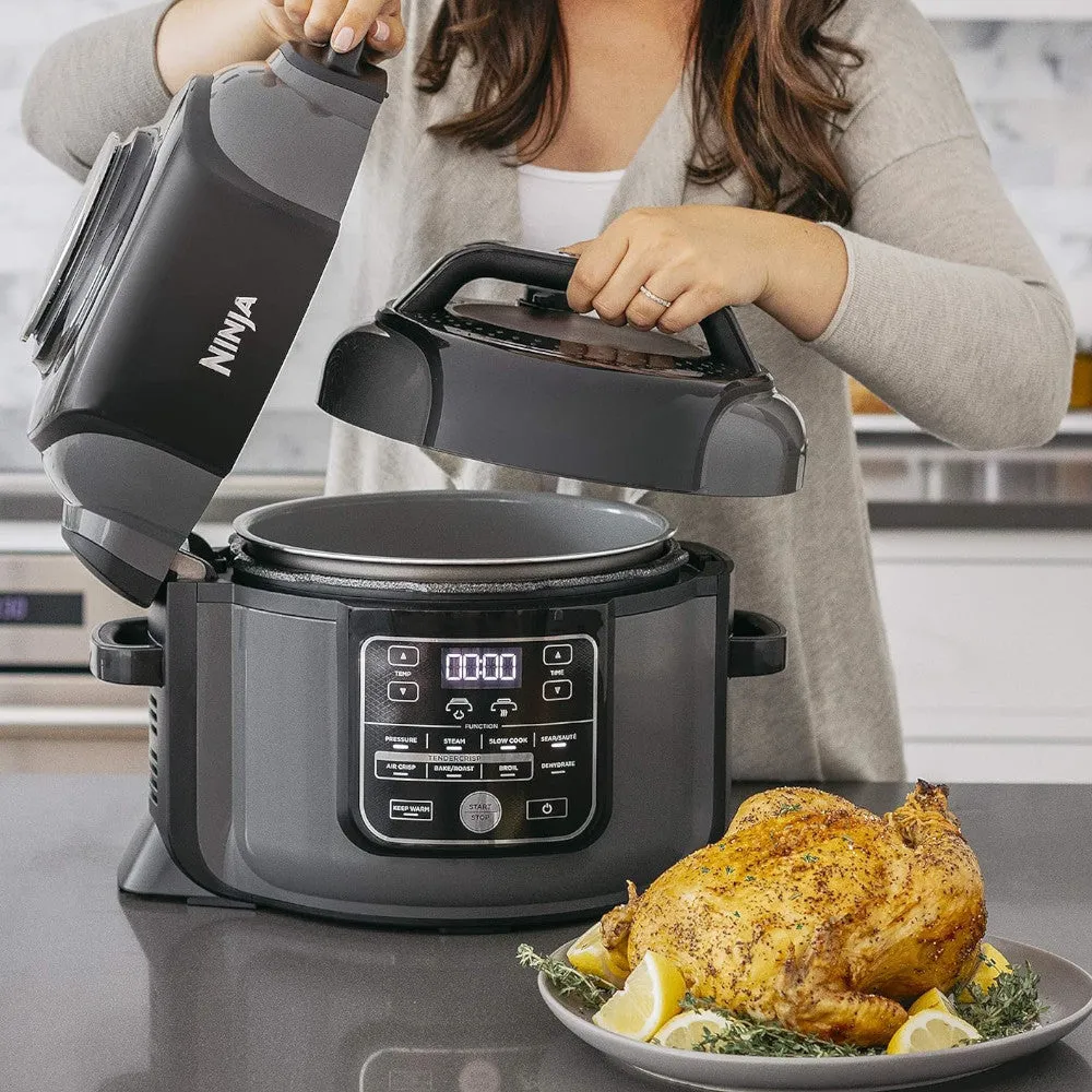 NINJA Ninja OP302 Foodi 9-in-1 Pressure Cooker & Air fryer - Factory serviced with Home Essentials warranty