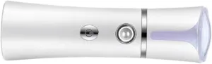 NOLITOY 1pc USB Charging Handheld Nano Spray Hydrator for Face Moisturizing Portable Cold Spray Facial Humidifier Ultrafine Atomized Water for Skin Care White