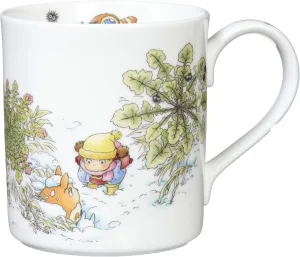 Noritake 4660-1J/T97265 Bone China Mug, 13.5 fl oz (400 cc), My Neighbor Totoro Oinu no Fuguri, Microwave Safe, 1 Piece