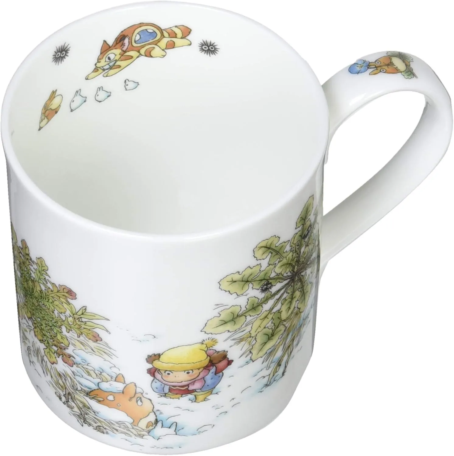 Noritake 4660-1J/T97265 Bone China Mug, 13.5 fl oz (400 cc), My Neighbor Totoro Oinu no Fuguri, Microwave Safe, 1 Piece