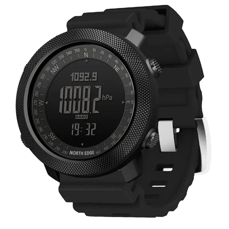 NORTH EDGE Men's Digital Sport Watch: Military Features & Waterproof
