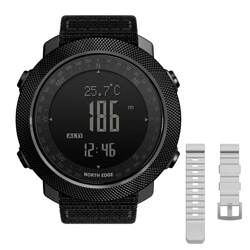 NORTH EDGE Men's Digital Sport Watch: Military Features & Waterproof