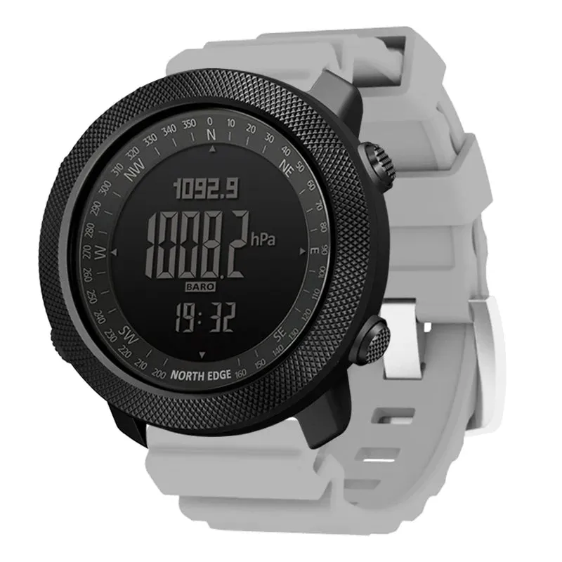 NORTH EDGE Men's Digital Sport Watch: Military Features & Waterproof