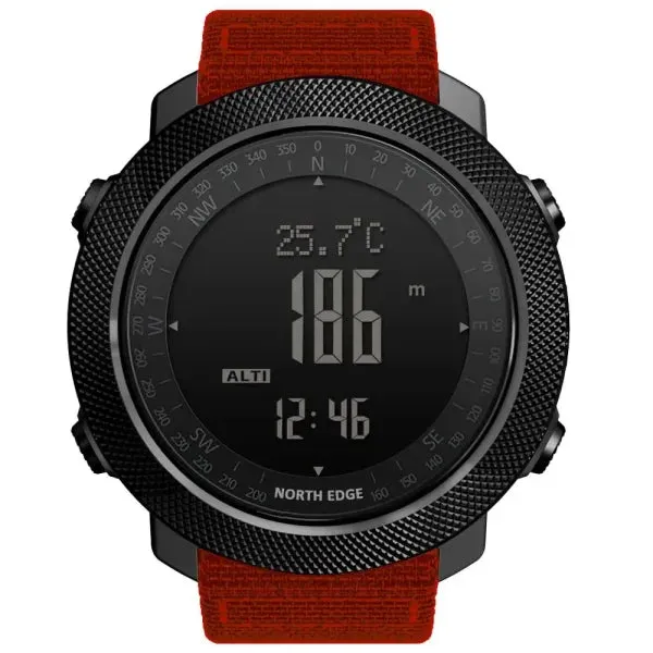 North Edge Men's Military Style Digital Sports Watch