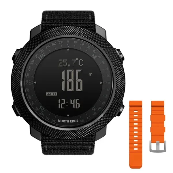 North Edge Men's Military Style Digital Sports Watch