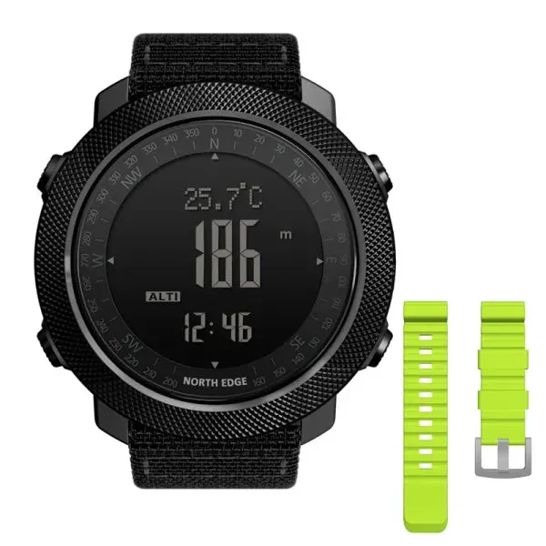 North Edge Men's Military Style Digital Sports Watch