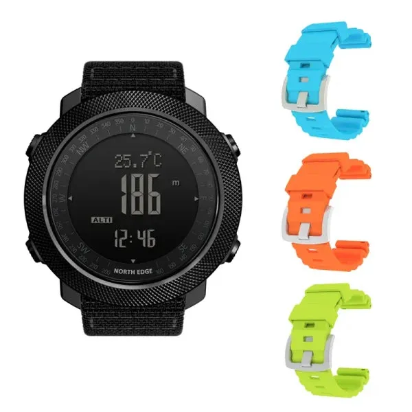 North Edge Men's Military Style Digital Sports Watch