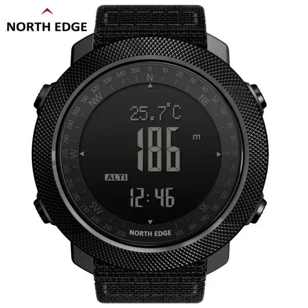 North Edge Men's Military Style Digital Sports Watch