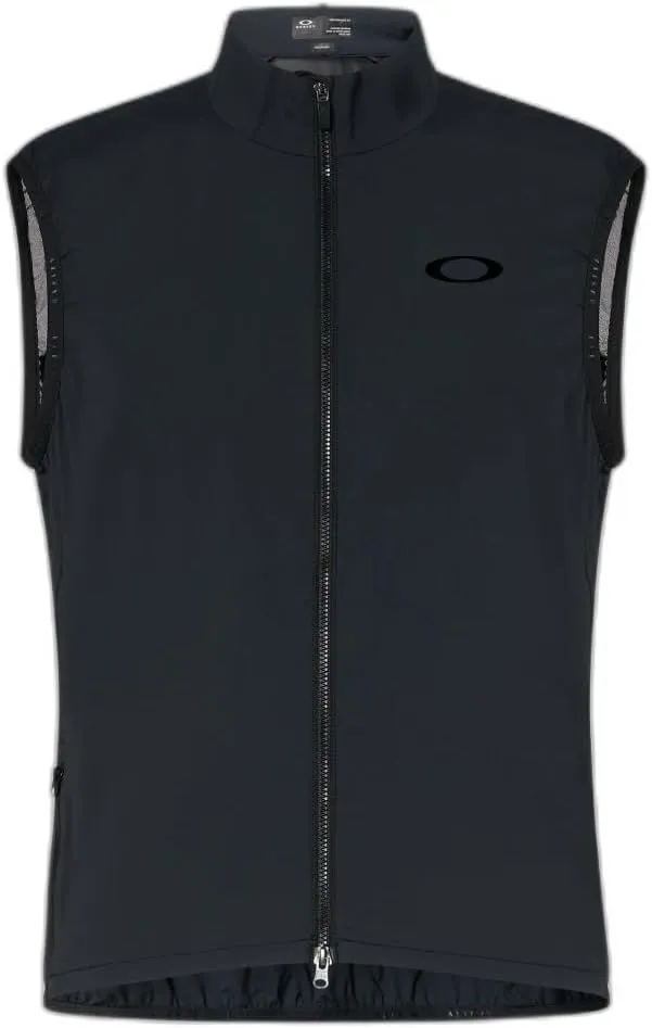Oakley Mens Endurance Packable Wind Vest 2.0, Blackout, Large