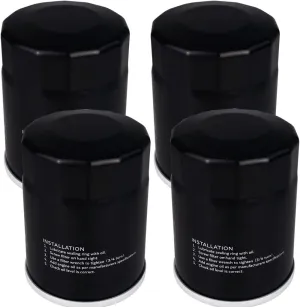 Oil Filter 070185E Fit Ge-nerac 760cc 990cc Engines 8-24kw Guardian Portable Generator Universal Rep 070185ES(4 Pack)