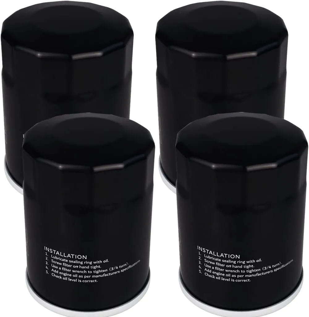 Oil Filter 070185E Fit Ge-nerac 760cc 990cc Engines 8-24kw Guardian Portable Generator Universal Rep 070185ES(4 Pack)