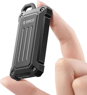 ORICO 1 TB Portable SSD Up to 2000 MB/s USB 3.2 Gen 2x2 External Solid State Drive, Zinc Alloy Design, Water and Dust Resistance for Outdoors Professionals, Photography, PSSD - MINI20