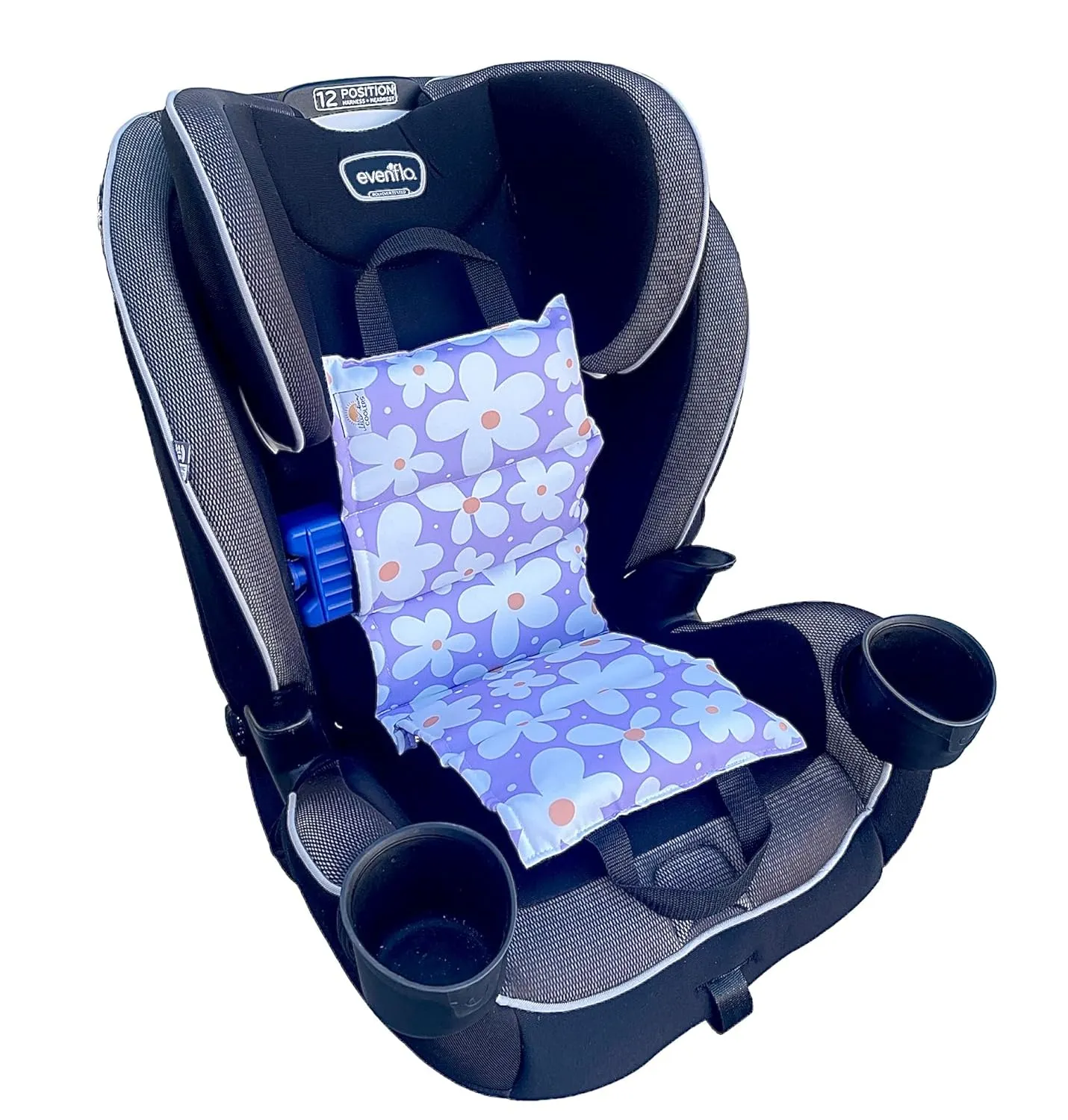 Original Car Seat Cooler Washable Insulated Ice Pack Infant Car Seat Cooling Cushion Mat for Hot Weather Multifunctional Baby Cooling Pad (Daisy)