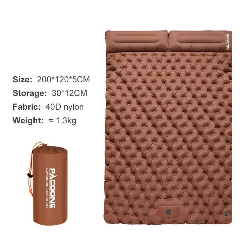 Outdoor Camping Double Inflatable Mattress Extra Wide