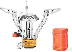 Outdoor Electronic Ignition Stoves Portable Cooking Accessory Foldable Gasstove Adjustable Fipower Camping Hiking Furnace GasCooker