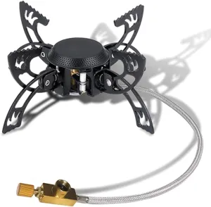 Outdoor Electronic Ignition Stoves Portable Cooking Accessory Foldable Gasstove Adjustable Fipower Camping Hiking Furnace GasCooker