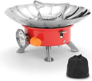 Outdoor Electronic Ignition Stoves Tourist Portable Cooking Accessory Foldable Gasstove Adjustable Firepower Camping Hiking Furnace GasCooker