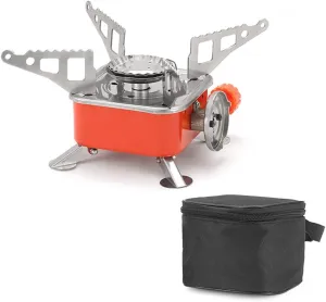 Outdoor Electronic Ignition Stoves Tourist Portable Cooking Accessory Foldable Gasstove Adjustable Firepower Camping Hiking Furnace GasCooker
