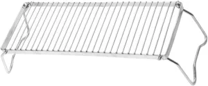 Outdoor Stainless Steel Folding Grill Rack Portable Barbecue Grate for Camping and Picnics Durable Lightweight Design for Outdoor Cooking and Bbq Gatherings
